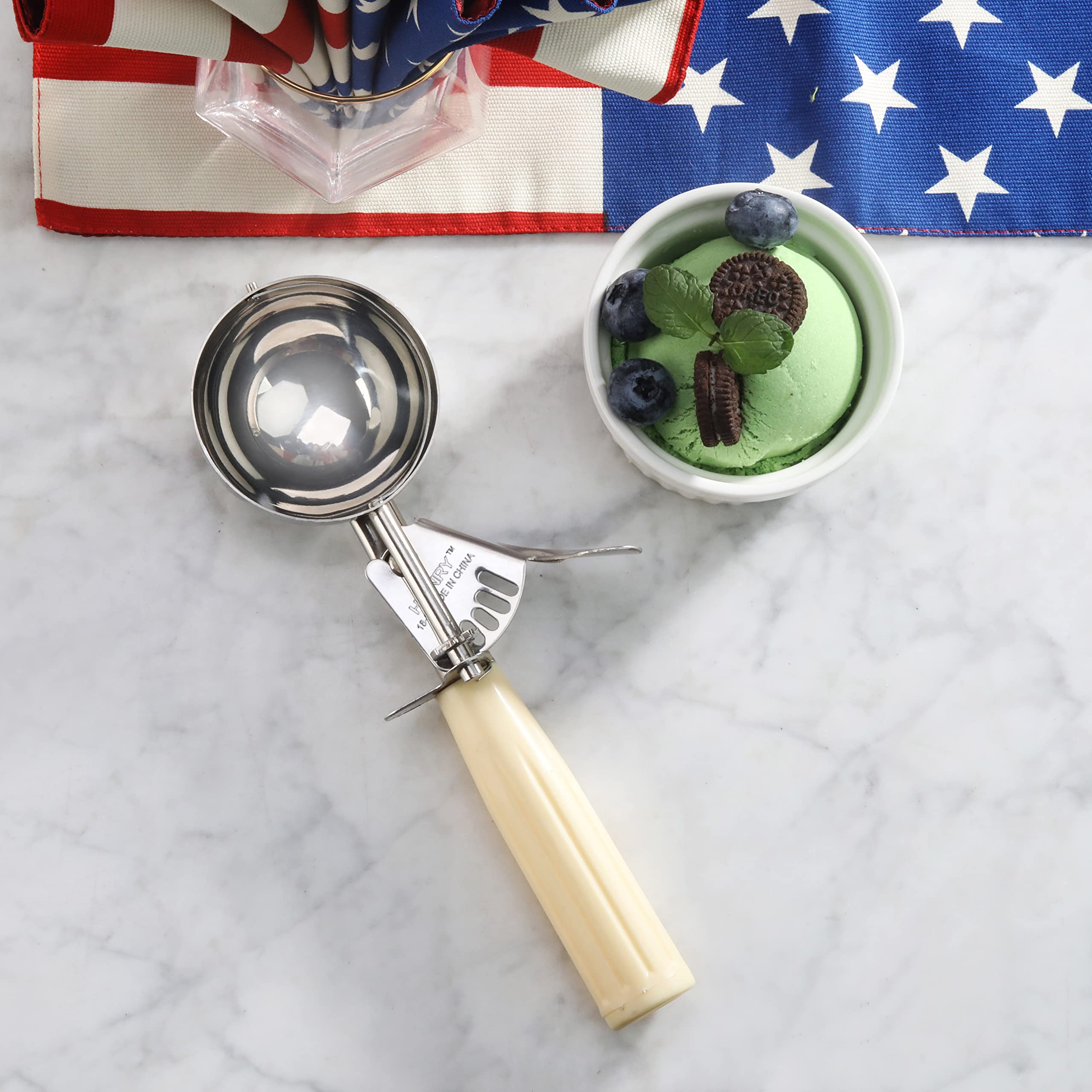 Foto 4 pulgar | Cuchara Para Comida New Star Foodservice 34783, 110 Ml, Acero Inoxidable 18/8 - Venta Internacional.