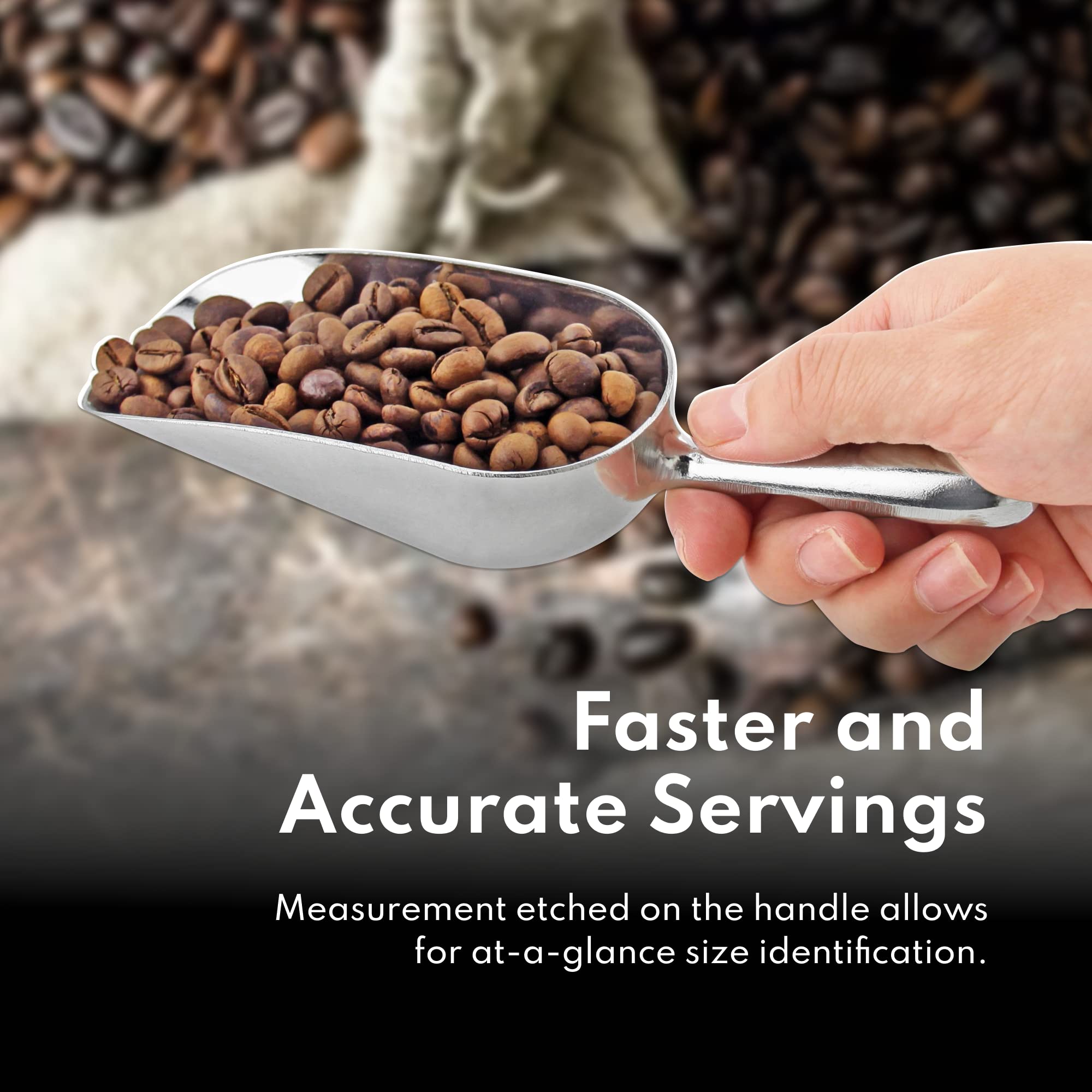 Foto 7 | Scoop New Star Foodservice 34547 De Aluminio Fundido De 710 Ml, Color Plateado - Venta Internacional.