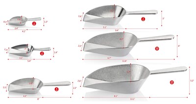 Foto 3 | Cuchara de Aluminio New Star Foodservice Plateado-Venta Internacional