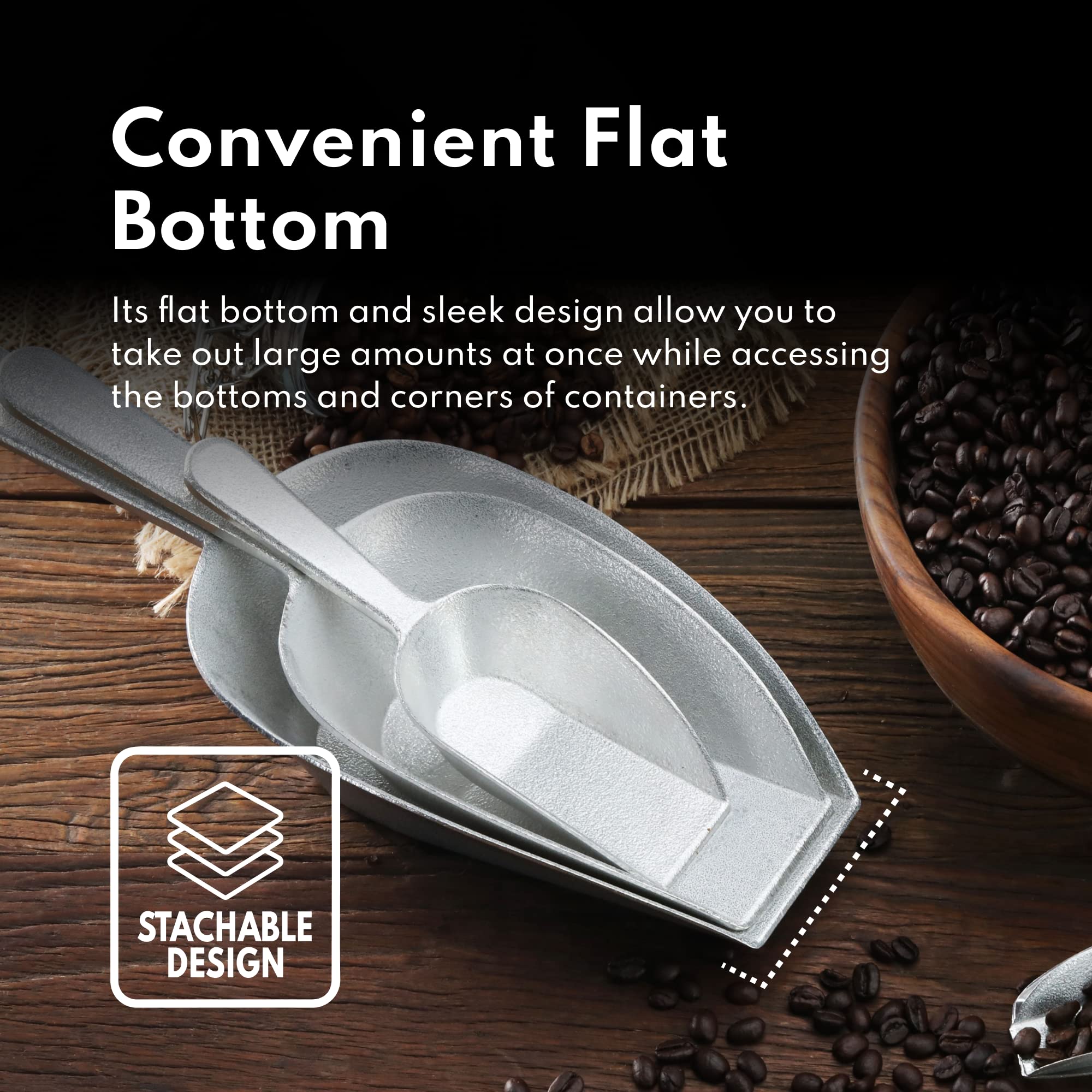 Foto 7 | Cuchara de Aluminio New Star Foodservice Plateado-Venta Internacional