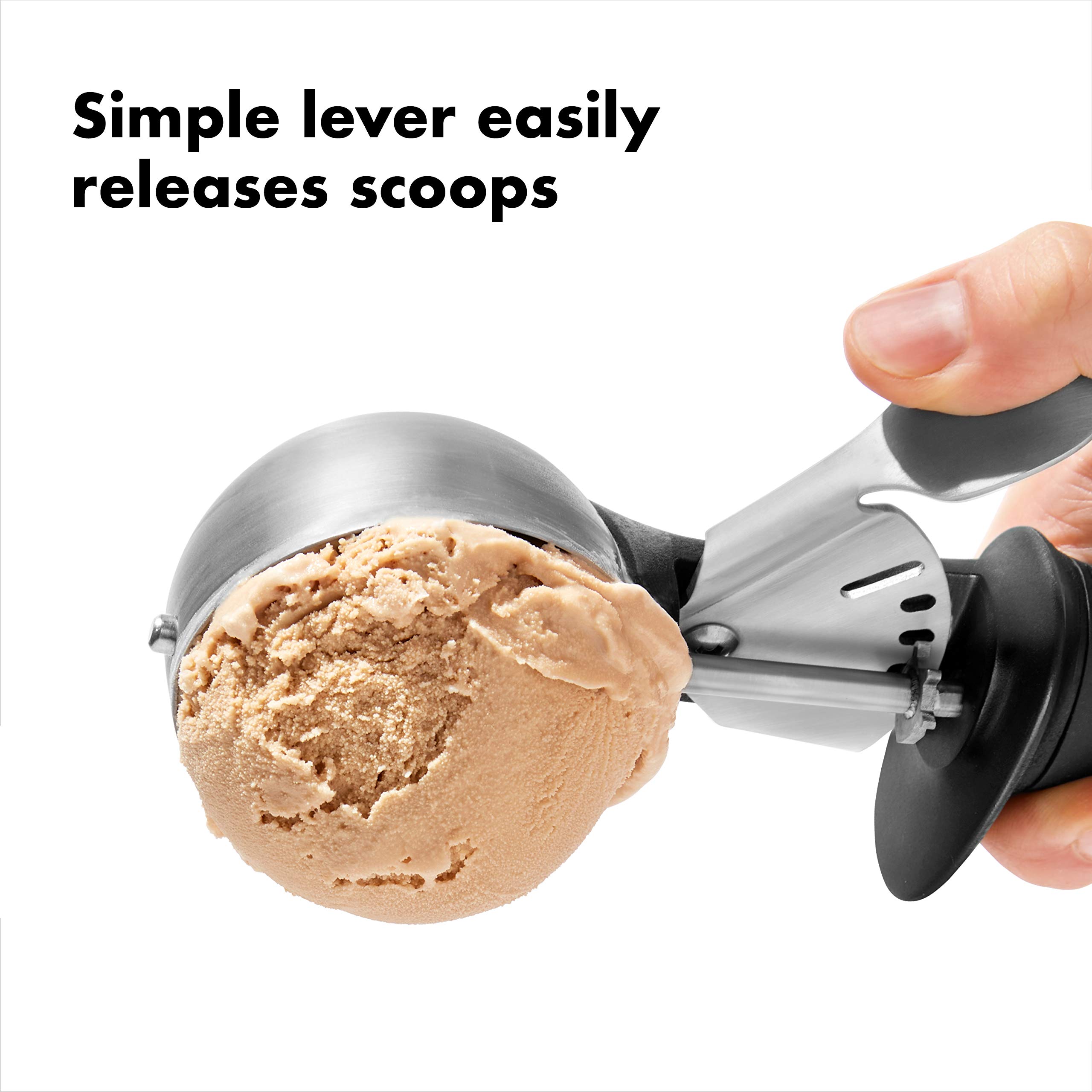 Foto 6 pulgar | Cuchara Para Helado Oxo Good Grips Classic De Acero Inoxidable Negro - Venta Internacional.