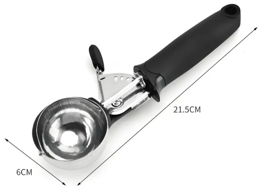 Foto 3 pulgar | Cuchara Scoop Xtellar Helados Y Frutas Profesional Acero Inoxidable – Segura  Duradera  Multifuncional