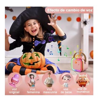 Foto 3 | Mini Karaoke Para Niños Con 2 Micrófono Color Rosa
