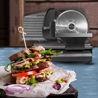 Foto 3 | Cortadora de Delicatessen Eléctrica Chefman con Rebanadas Ajustables - Venta Internacional