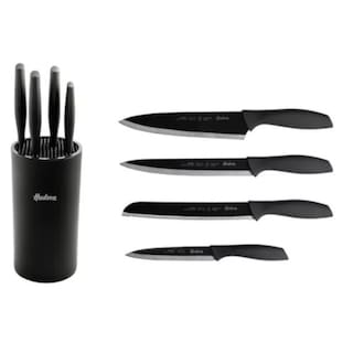 Foto 1 | Juego Set 4 Cuchillos Hudson Inox Antiadherente Negros Holder