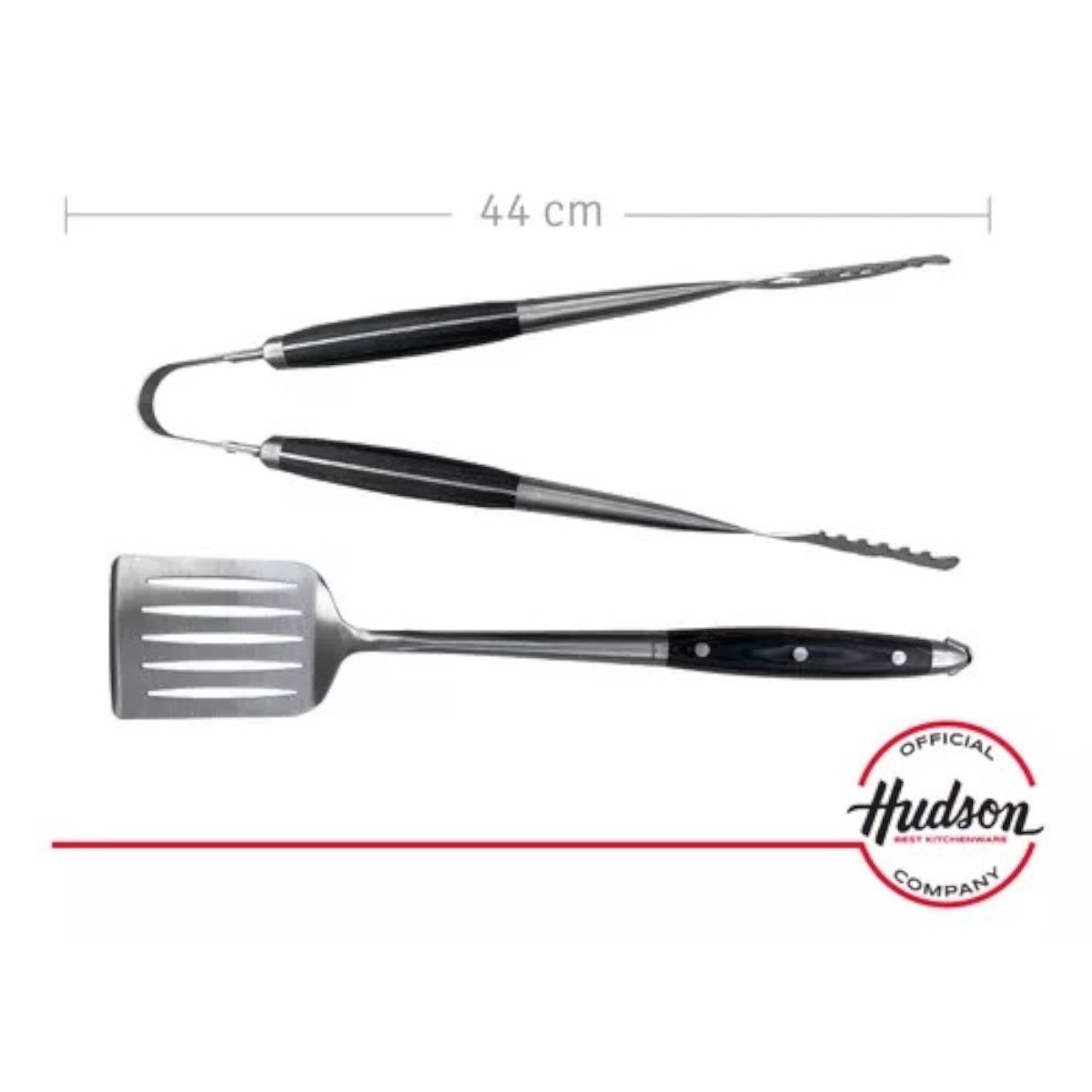 Foto 5 pulgar | Set Parrillero Hudson 4pz Trinche, Espátula, Cuchillo, Pinza