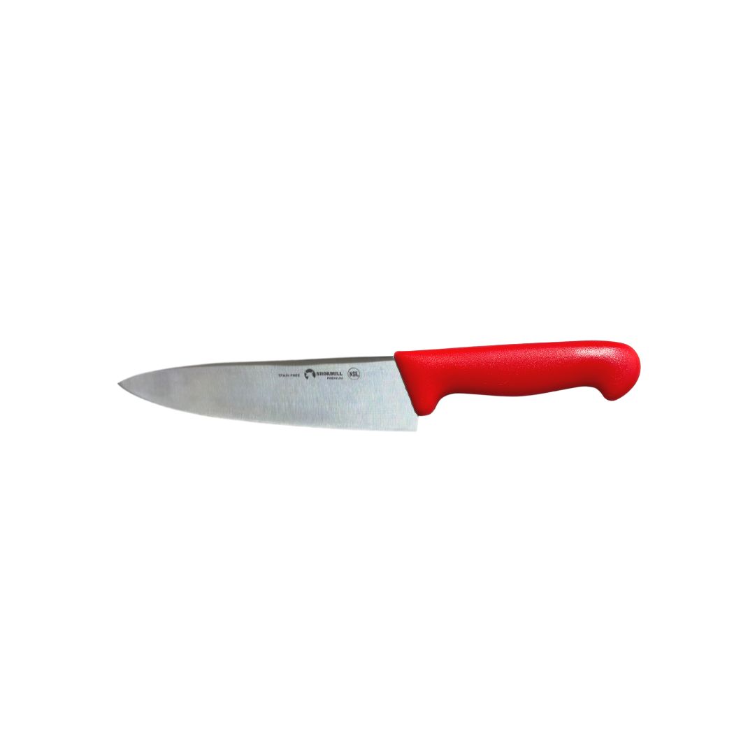 Foto 4 pulgar | Cuchillo Chef Rojo 12'' Shorbull