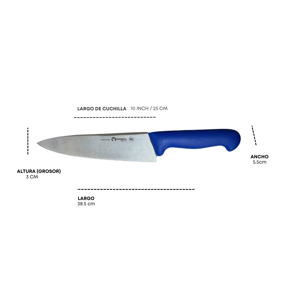 Foto 2 | Kit Cuchillo Chef 10'' Multicolor Shorbull