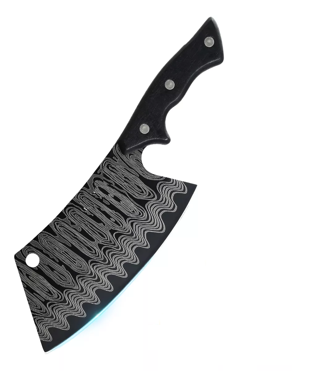 Foto 2 pulgar | Cuchillo Profesional Con Mango Ergonómico Negro