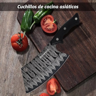 Foto 5 | Cuchillo Profesional Con Mango Ergonómico Negro