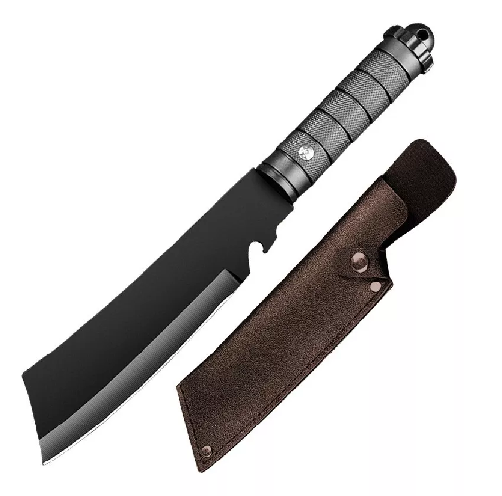 Cuchillo Táctico Militar Portátil Negro De Supervivencia Negro Cafe