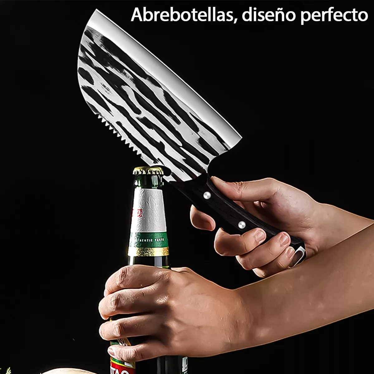 Foto 7 pulgar | Cuchillo De Chef Forjado A Mano Acero Cuchillos De Cocina