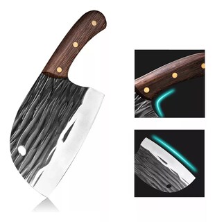 Foto 4 | Cuchillo De Corte Pesado De Hueso Cuchillo De Carnicero Negro