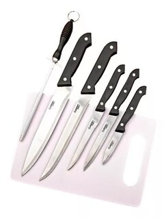 Foto 1 | Cuchillos de Cocina Gibson de 7 Piezas