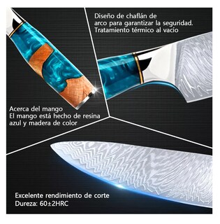 Foto 2 | Cuchillo de Cocina Profesional