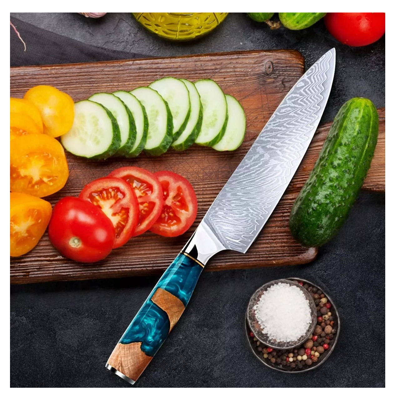 Foto 6 pulgar | Cuchillo de Cocina Profesional