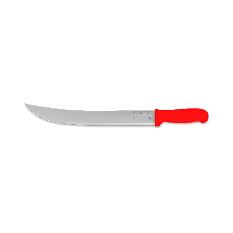 Foto 1 | Cuchillo Bistecero Curvo 14'' Caledonia Cabic-14r Acero X50crmov15 Mango Ergonómico, Certificación Nsf Protección