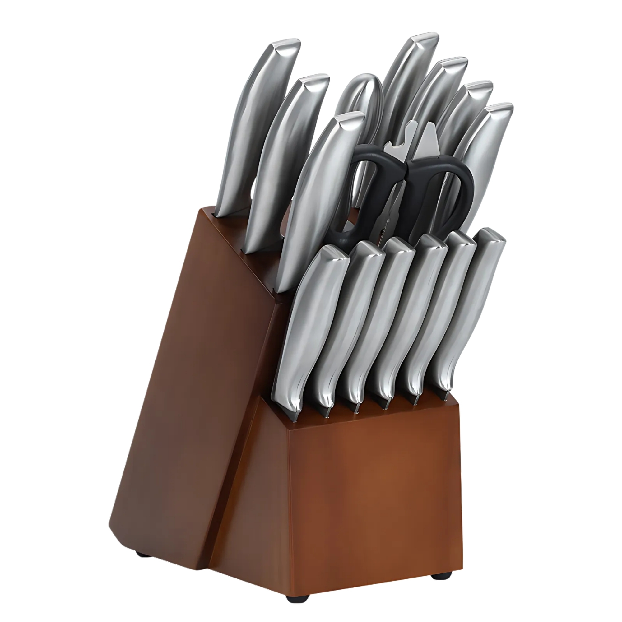 Foto 1 | Juego De Cuchillos Para Cocina Ecomlab De Acero Inoxidable