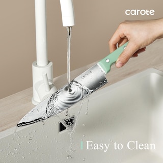 Foto 5 | Juego De Cuchillos Carote 14 Piezas De Acero Inoxidable Forjado Con Alto Contenido De Carbono - Venta Internacional.