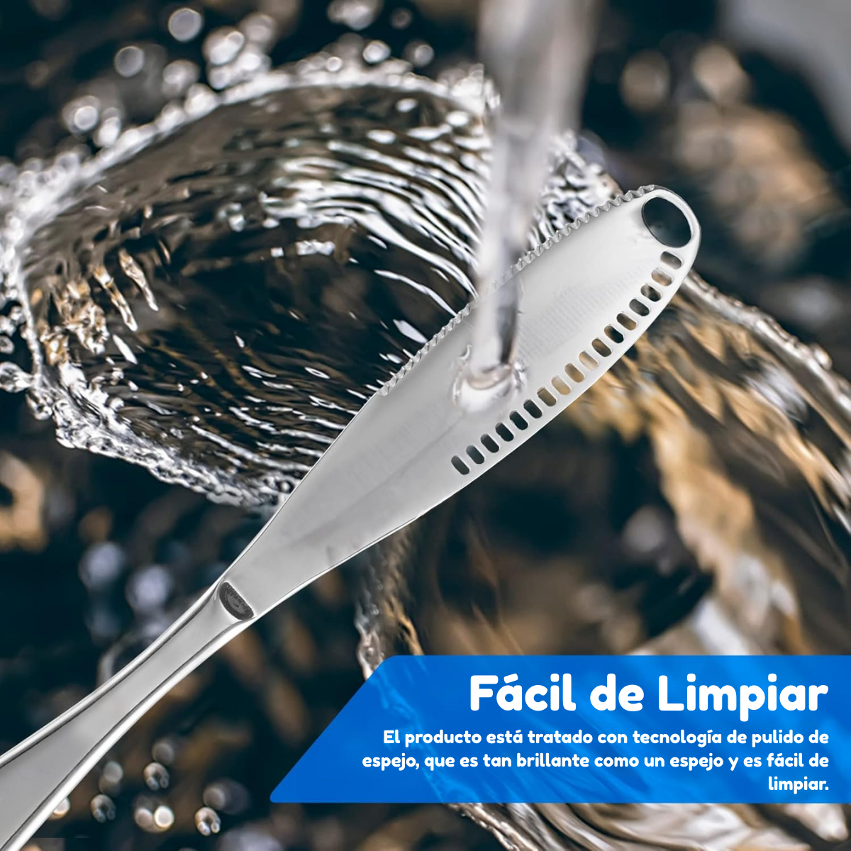 Foto 6 | Cuchillo Acero Inoxidable Untar Mantequilla Utensilio Cocina