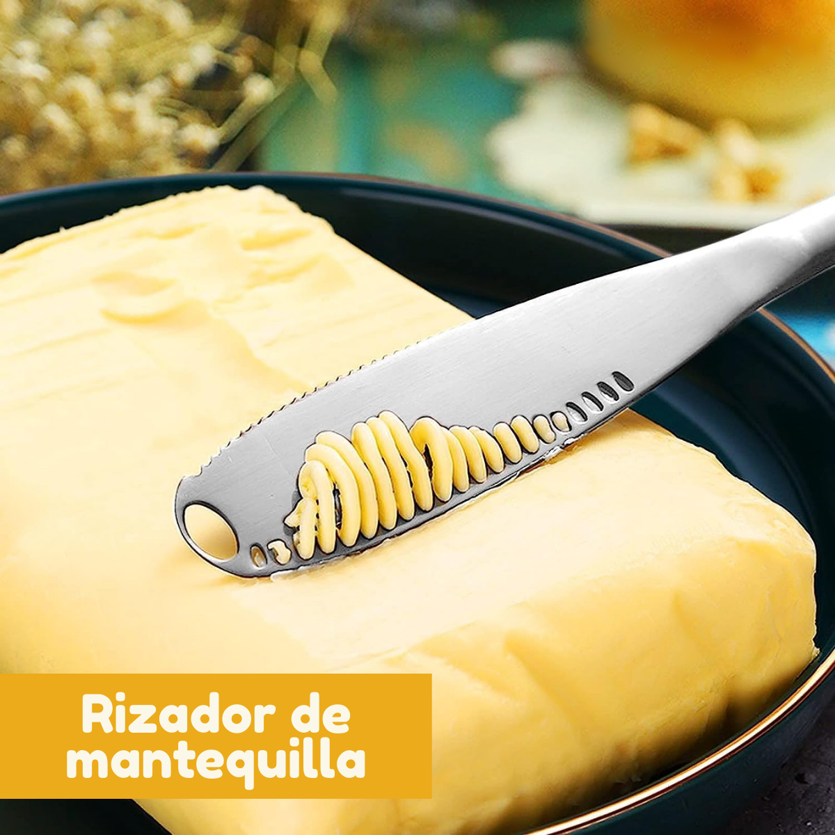 Foto 9 pulgar | Cuchillo Acero Inoxidable Untar Mantequilla Utensilio Cocina