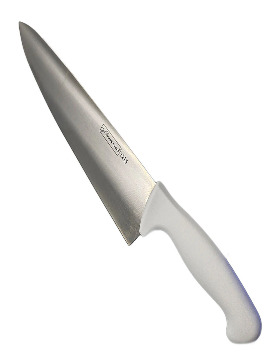 Foto 5 pulgar | Cuchillo Chef Profesional Color Blanco + Termo De Agua Güish