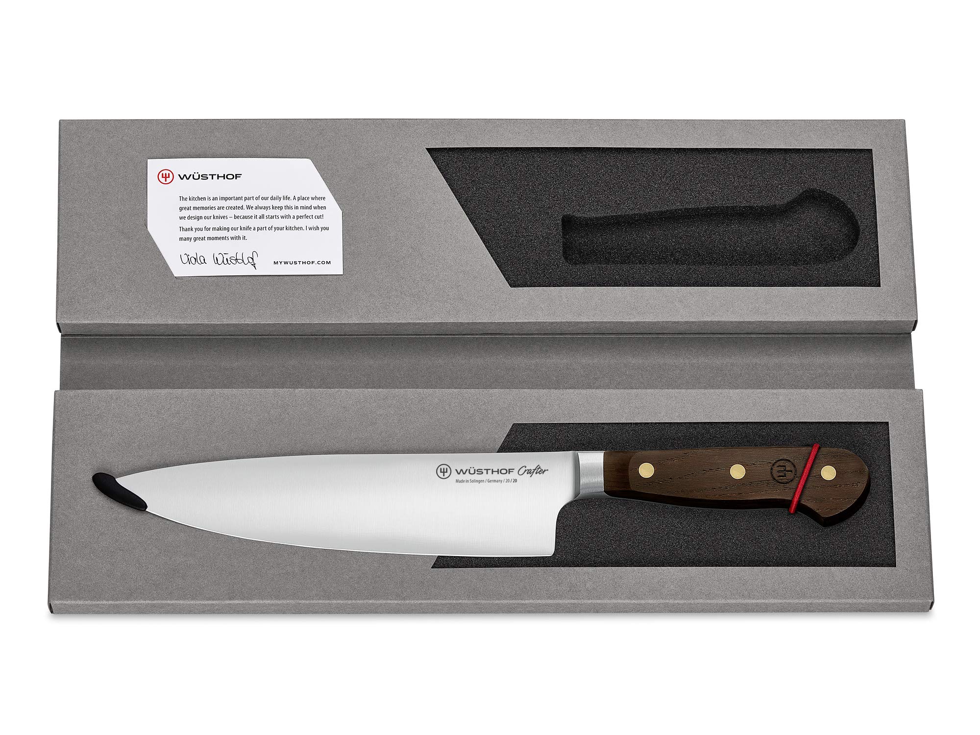 Foto 8 pulgar | Cuchillo De Chef Wüsthof Crafter 8 Negro De Acero Inoxidable - Venta Internacional.