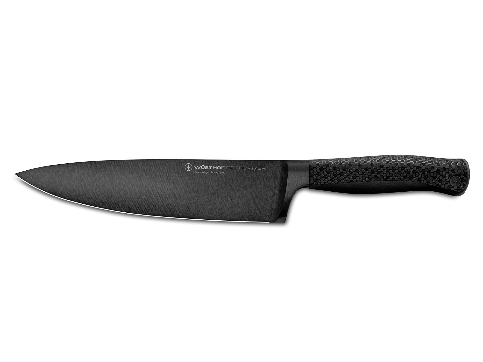 Foto 2 pulgar | Cuchillo De Chef Wüsthof Performer 8 Negro De Acero Inoxidable - Venta Internacional.