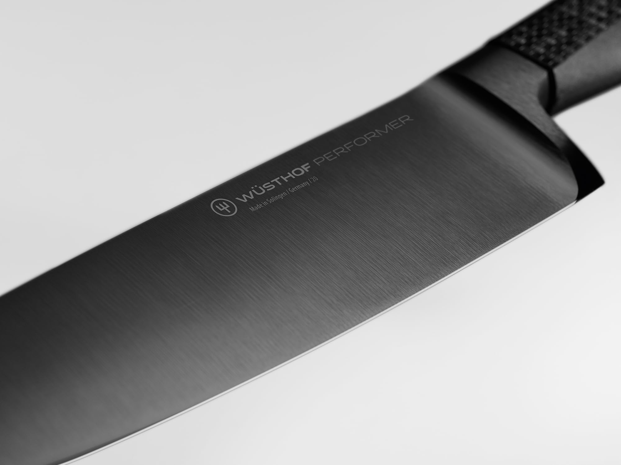 Foto 4 pulgar | Cuchillo De Chef Wüsthof Performer 8 Negro De Acero Inoxidable - Venta Internacional.