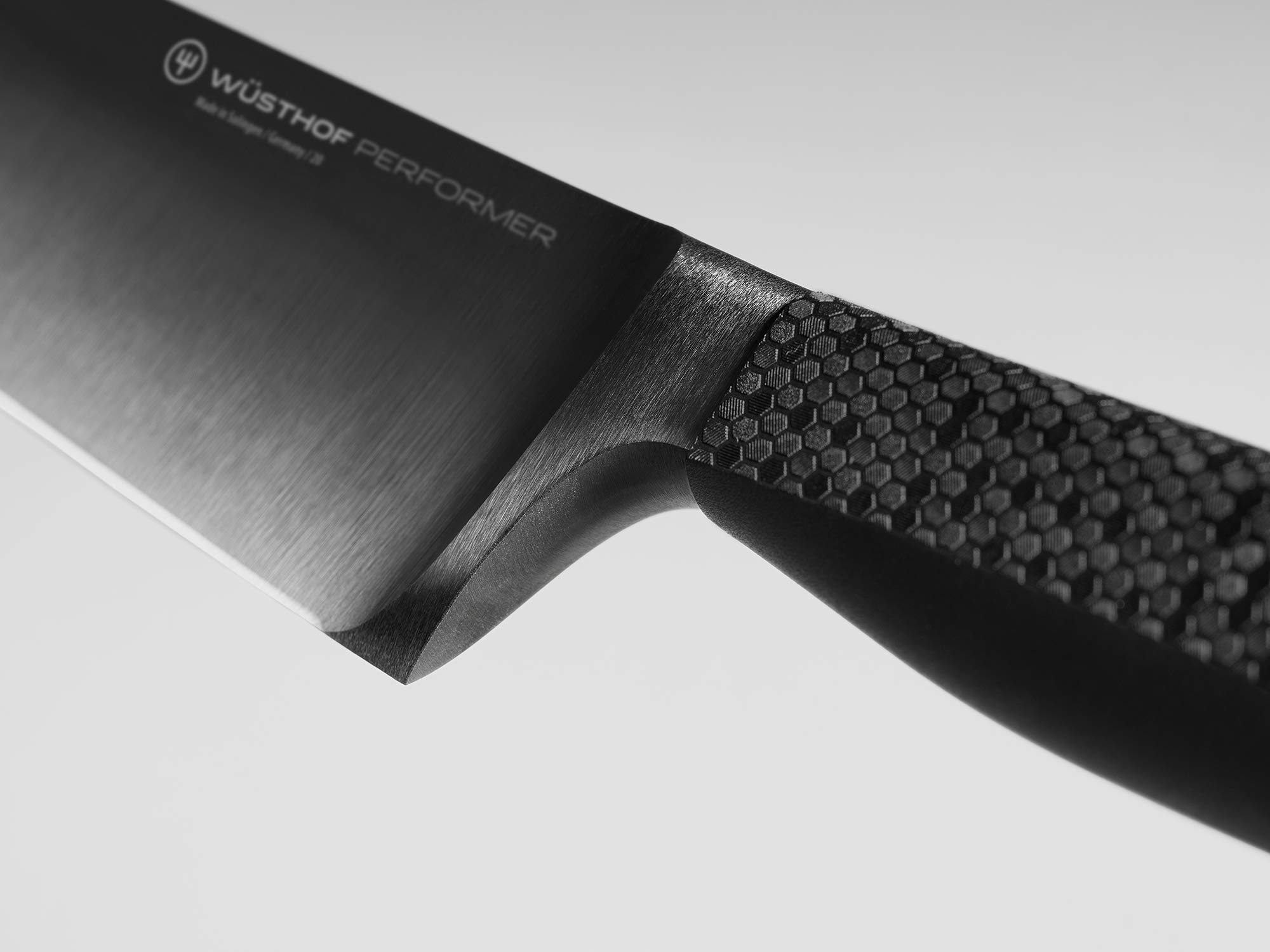 Foto 5 pulgar | Cuchillo De Chef Wüsthof Performer 8 Negro De Acero Inoxidable - Venta Internacional.