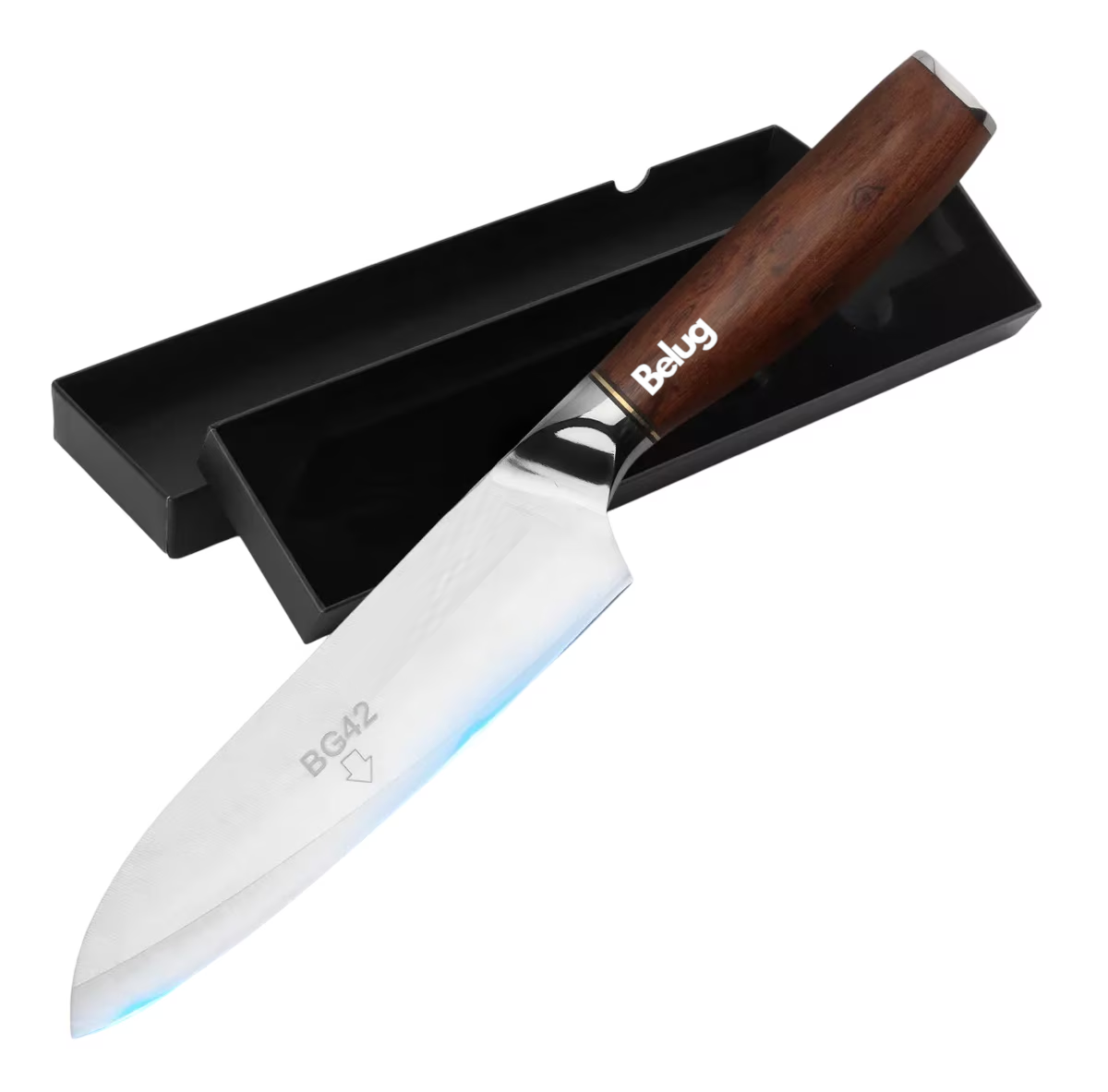 Foto 1 | Cuchillo De Cocina De 8 Pulgadas, Belug Cuchillo De Chef Profesional Marrón Claro