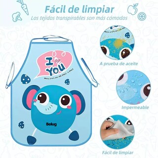 Foto 3 | Cuchillos Seguros Para Niños Pequeños De Frutas Para Cocinar, Belug Azul Colores