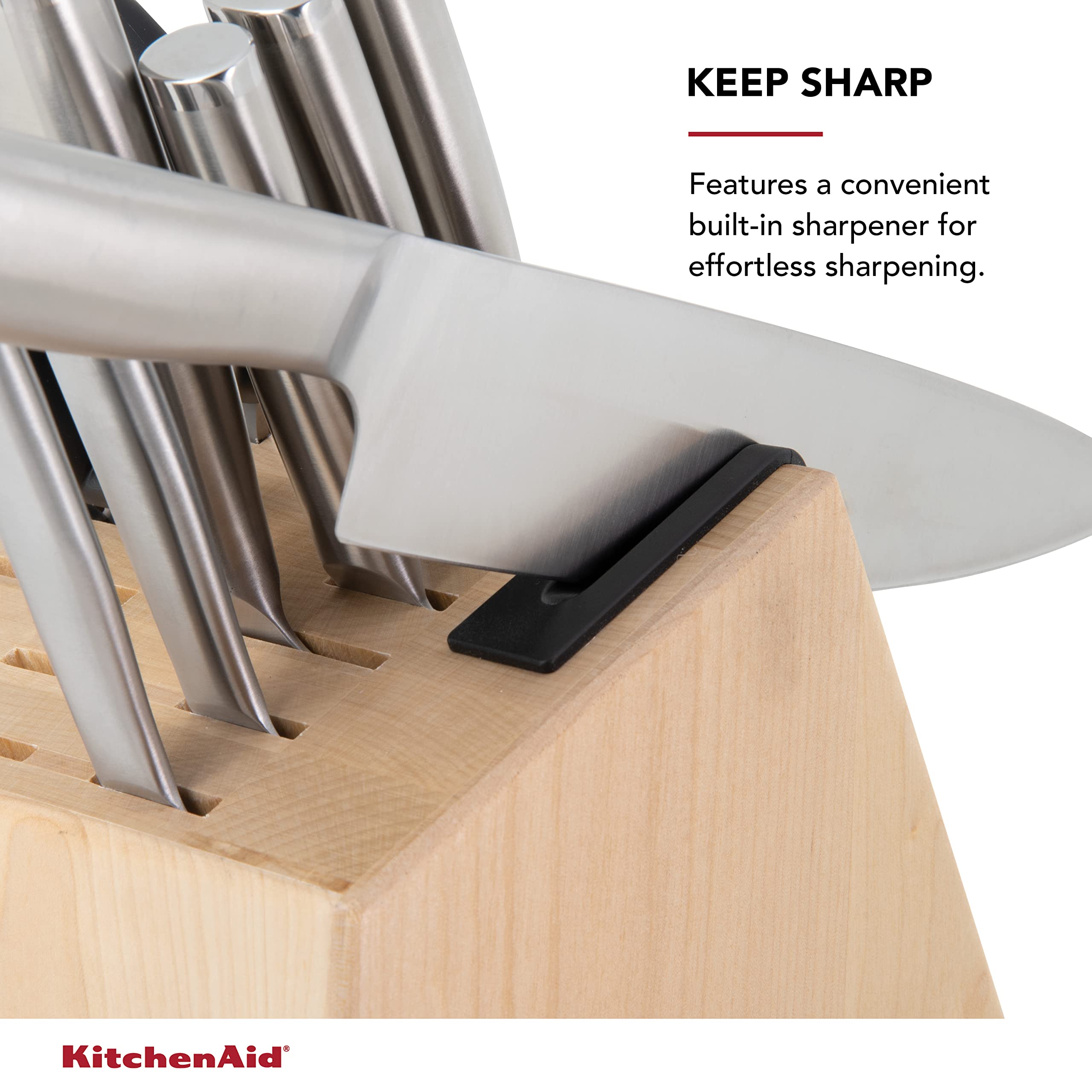 Foto 6 pulgar | Juego De Cuchillos Kitchenaid Gourmet De 14 Piezas De Acero Inoxidable Forjado - Venta Internacional.