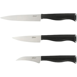 Foto 3 | Juego De Bloques De Cuchillos Para Cubiertos Oster Langmore, 15 Piezas, Acero Inoxidable - Venta Internacional.