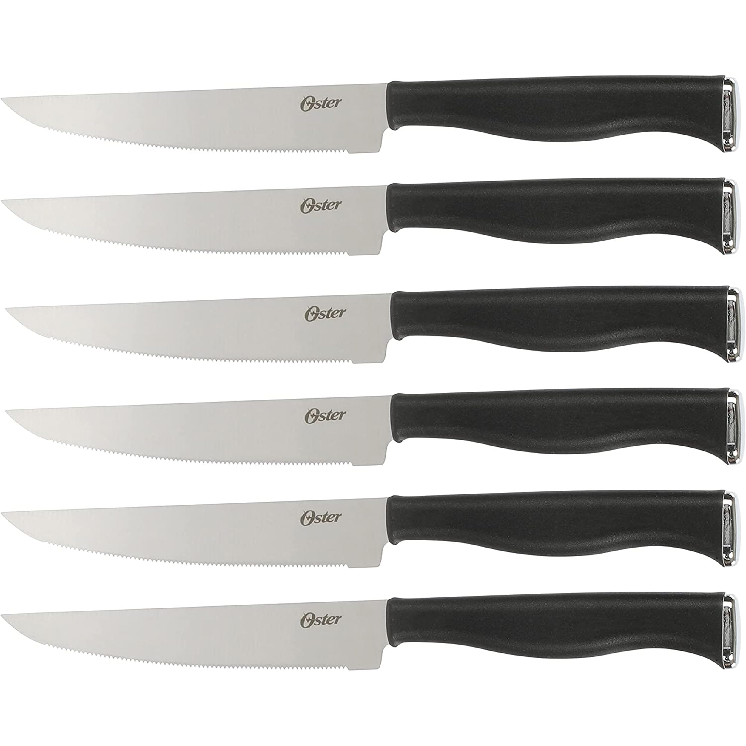 Foto 4 | Juego De Bloques De Cuchillos Para Cubiertos Oster Langmore, 15 Piezas, Acero Inoxidable - Venta Internacional.