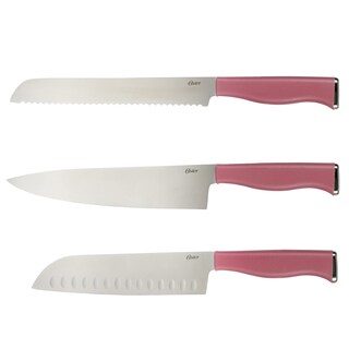 Foto 4 | Juego De Bloques De Cuchillos Para Cubiertos Oster Langmore, 15 Piezas, Acero Inoxidable - Venta Internacional.