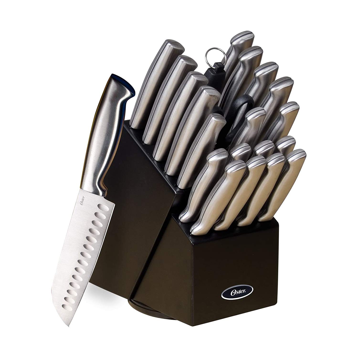 Juego De Cuchillos Y Cubiertos Oster Baldwyn Con Alto Contenido De Carbono, 22 Piezas - Venta Internacional.
