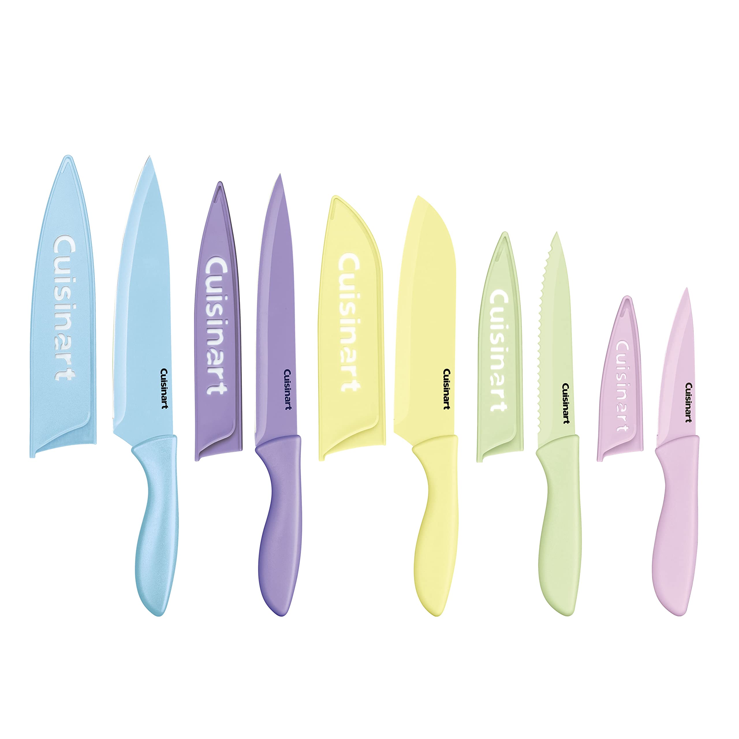 Juego De Cuchillos Cuisinart C55-10pcpl Revestidos De Cerámica, 10 Piezas - Venta Internacional.