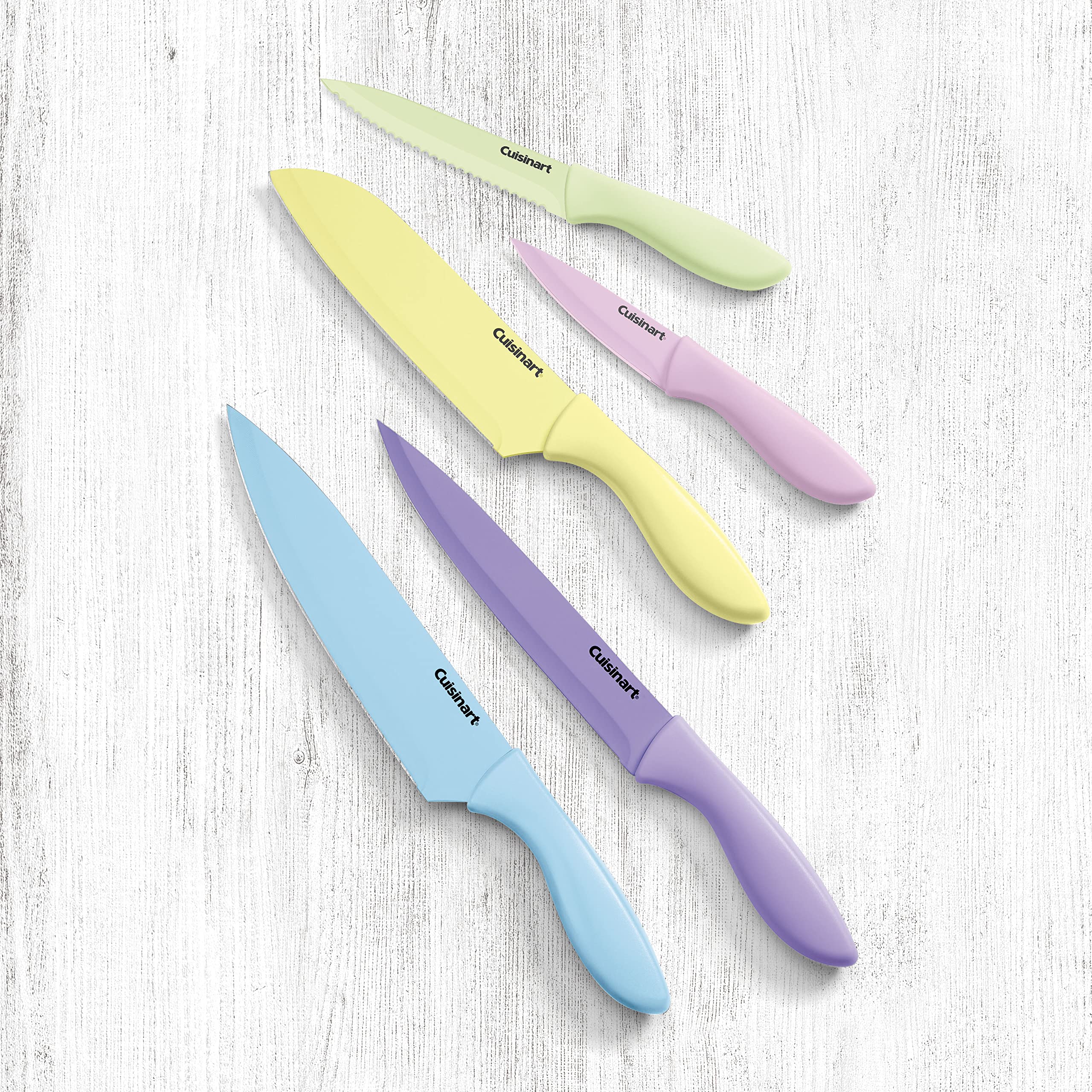 Foto 3 pulgar | Juego De Cuchillos Cuisinart C55-10pcpl Revestidos De Cerámica, 10 Piezas - Venta Internacional.