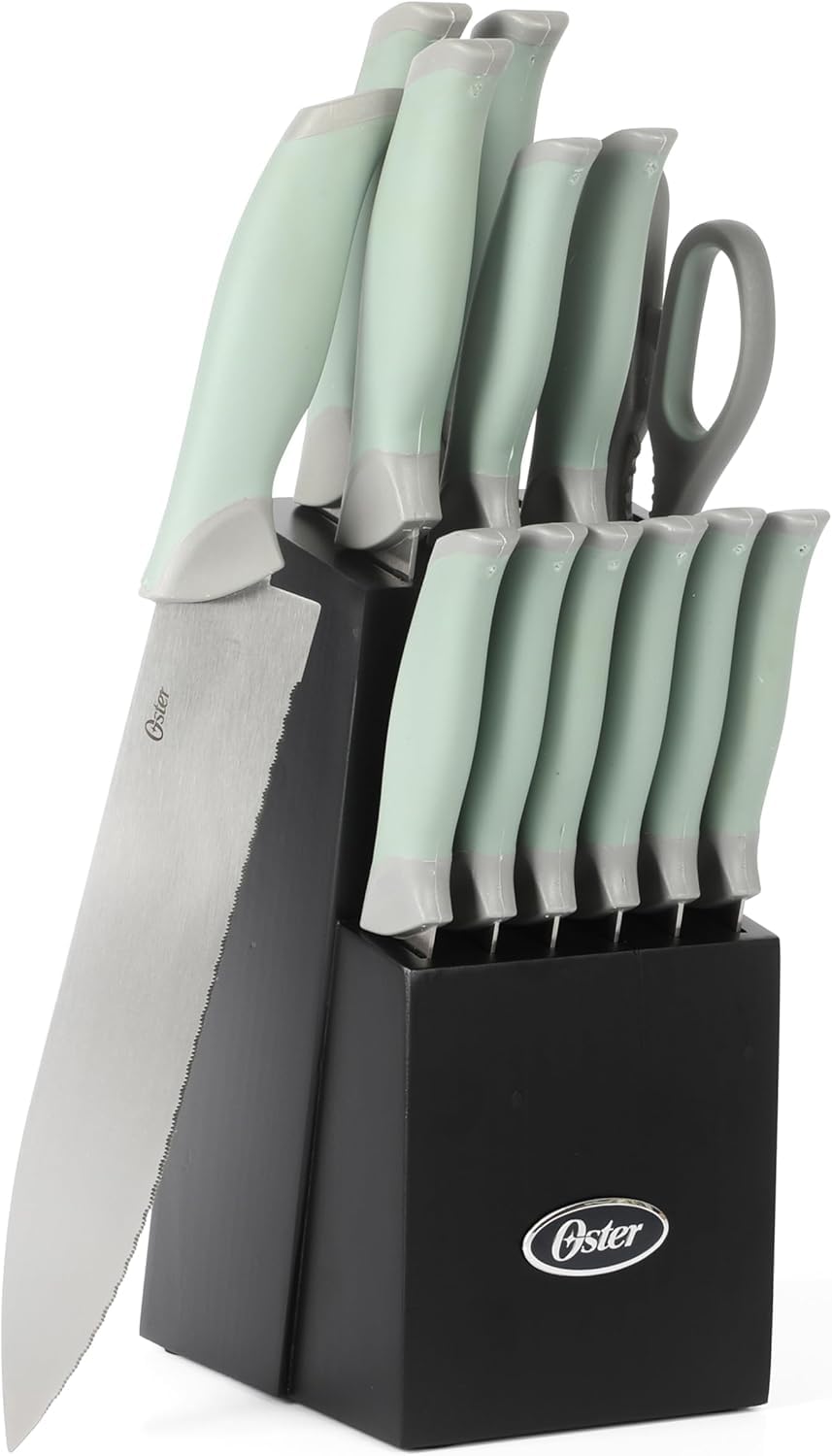 Juego De Cuchillos Oster Lindbergh 14 Piezas De Acero Inoxidable - Venta Internacional.
