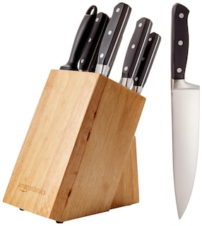 Foto 1 | Juego De Cuchillos Amazon Basics Premium De Acero Inoxidable Con Alto Contenido De Carbono - Venta Internacional.