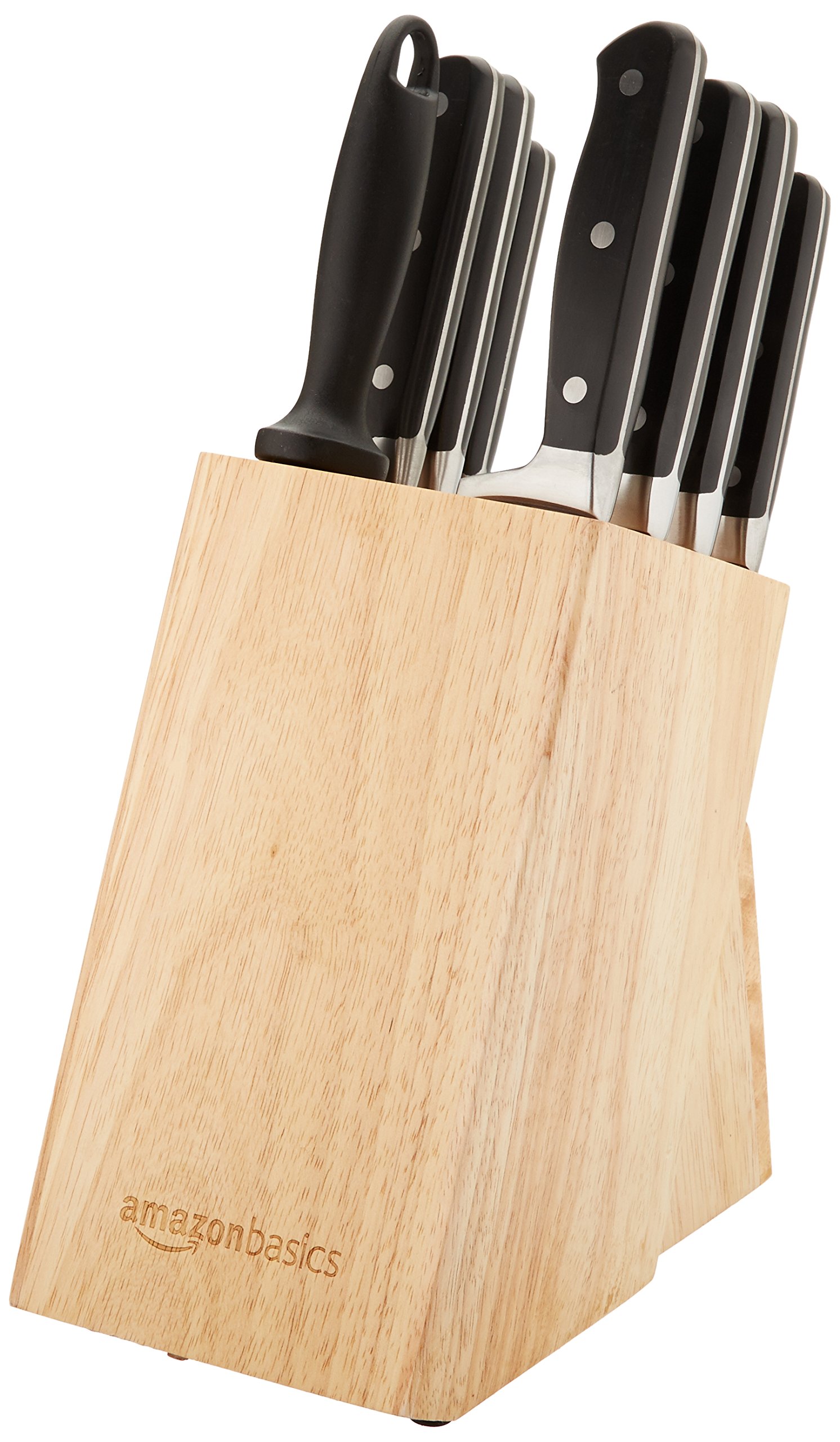 Foto 4 pulgar | Juego De Cuchillos Amazon Basics Premium De Acero Inoxidable Con Alto Contenido De Carbono - Venta Internacional.