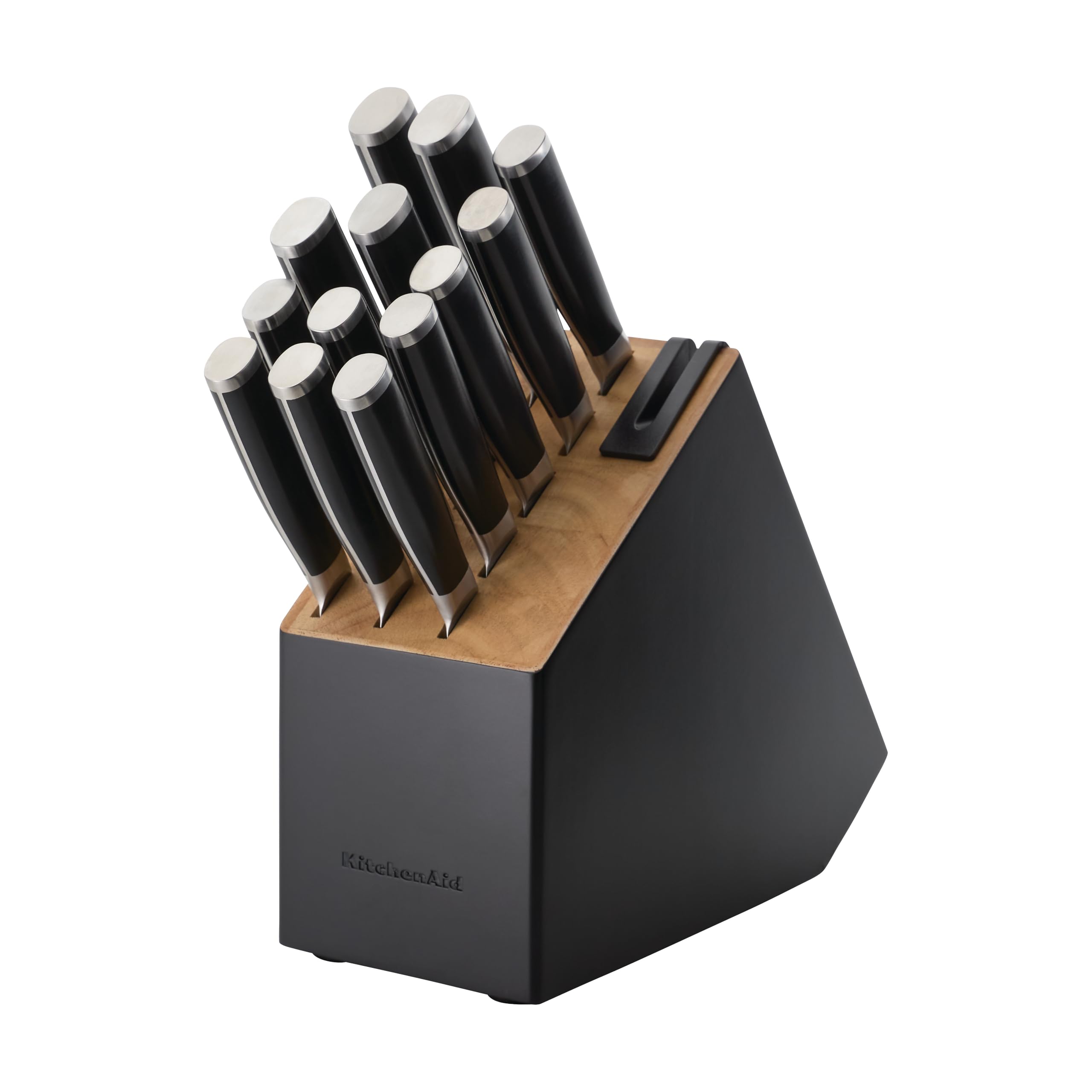 Juego De Bloques De Cuchillos Kitchenaid Gourmet De Acero Inoxidable De 14 Piezas - Venta Internacional.