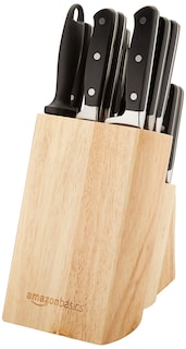 Foto 5 | Juego De Bloques De Cuchillos Amazon Basics De Acero Inoxidable De Primera Calidad, 18 Piezas - Venta Internacional.
