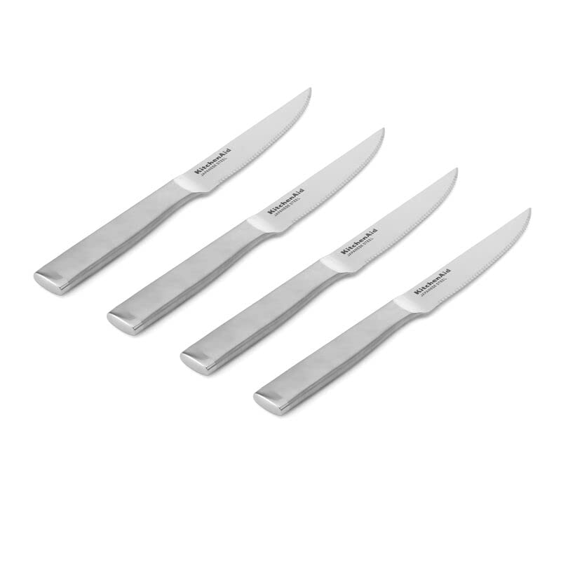 Foto 7 pulgar | Juego De Cuchillos Para Carne Kitchenaid Gourmet Forged 4 Piezas De Acero Inoxidable - Venta Internacional.