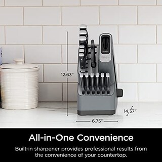 Foto 6 | Juego De Cuchillos Ninja Foodie Neverdull Premium German Inoxidable Set - Venta Internacional.