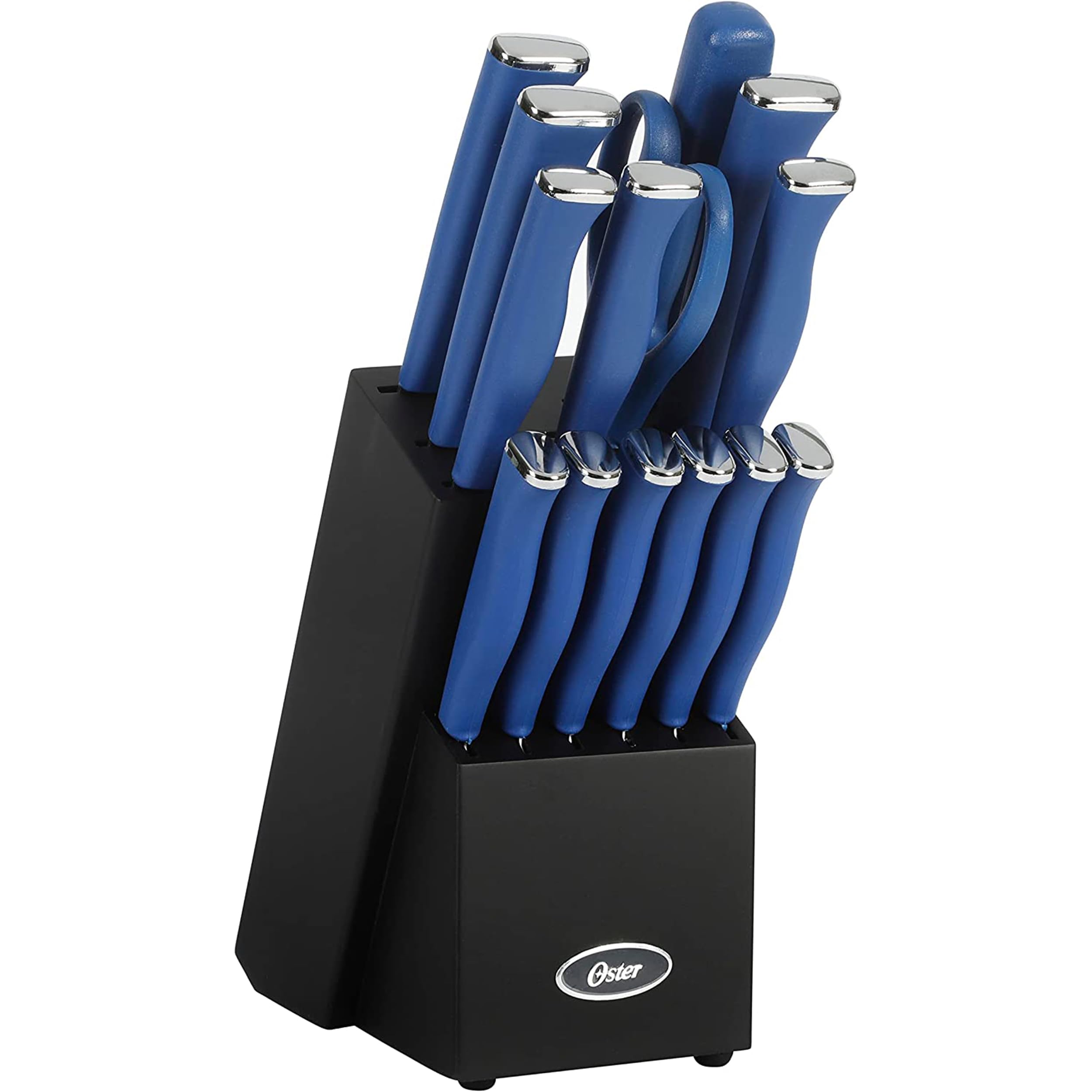 Foto 2 pulgar | Juego De Bloques De Cuchillos Para Cubiertos Oster Langmore, 15 Piezas, Acero Inoxidable - Venta Internacional.