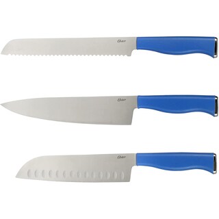 Foto 2 | Juego De Bloques De Cuchillos Para Cubiertos Oster Langmore, 15 Piezas, Acero Inoxidable - Venta Internacional.