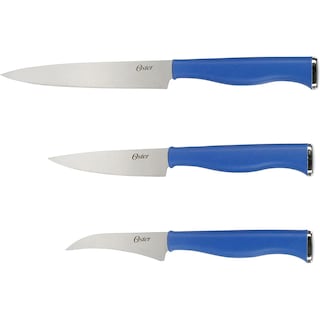 Foto 3 | Juego De Bloques De Cuchillos Para Cubiertos Oster Langmore, 15 Piezas, Acero Inoxidable - Venta Internacional.