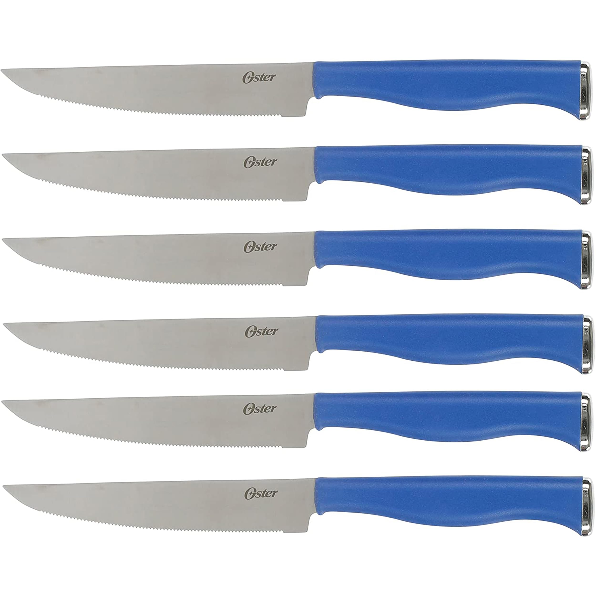 Foto 4 | Juego De Bloques De Cuchillos Para Cubiertos Oster Langmore, 15 Piezas, Acero Inoxidable - Venta Internacional.
